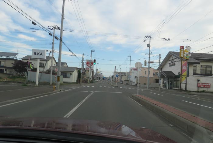webnews今朝の北見/とん田通り、南大通り交差点から国道39号方向