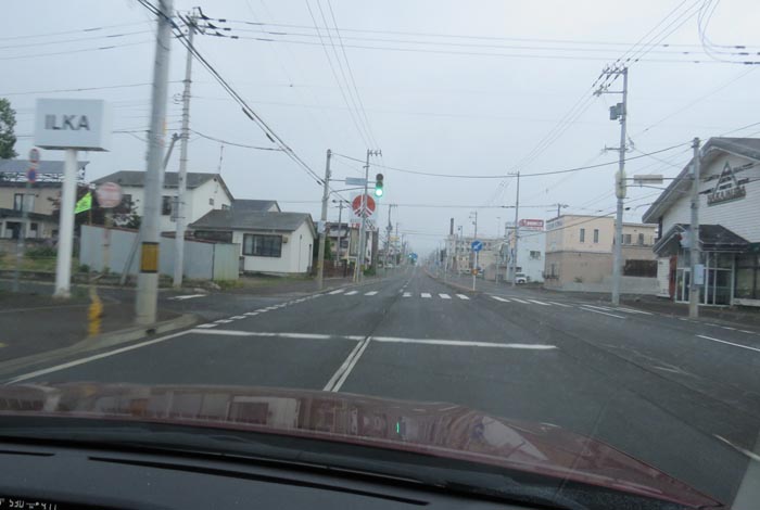 webnews今朝の北見/とん田通り、南大通り交差点から国道39号方向