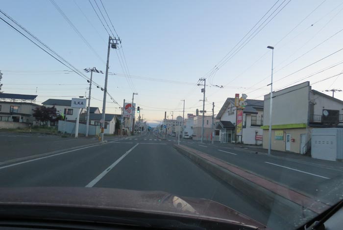 webnews今朝の北見/とん田通り、南大通り交差点から国道39号方向