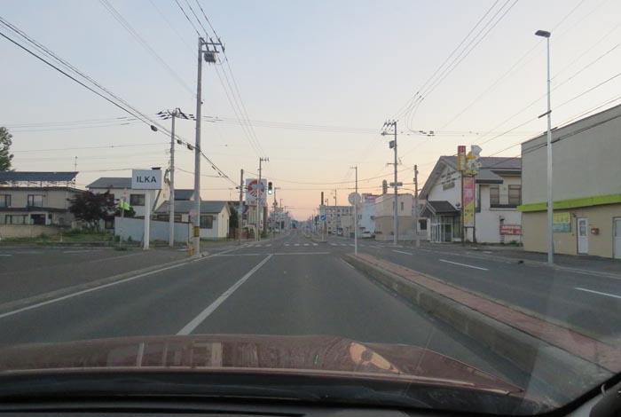 webnews今朝の北見/とん田通り、南大通り交差点から国道39号方向