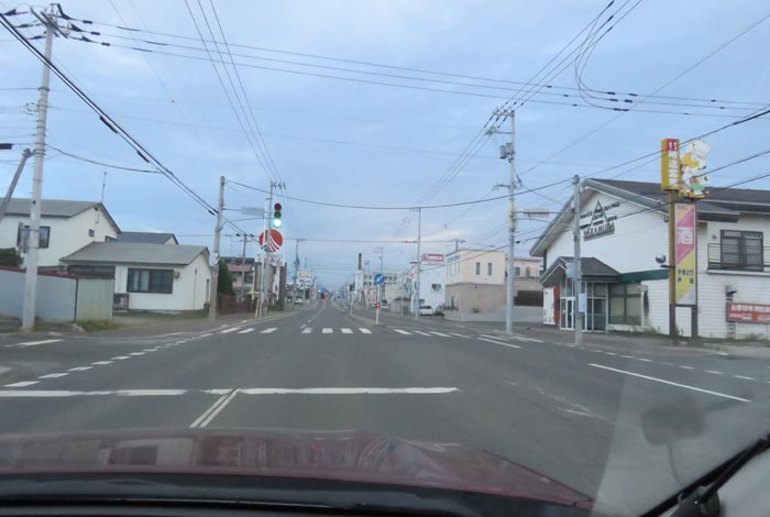 webnews今朝の北見/とん田通り、南大通り交差点から国道39号方向