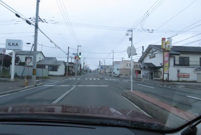 webnews今朝の北見/とん田通り、南大通り交差点から国道39号方向