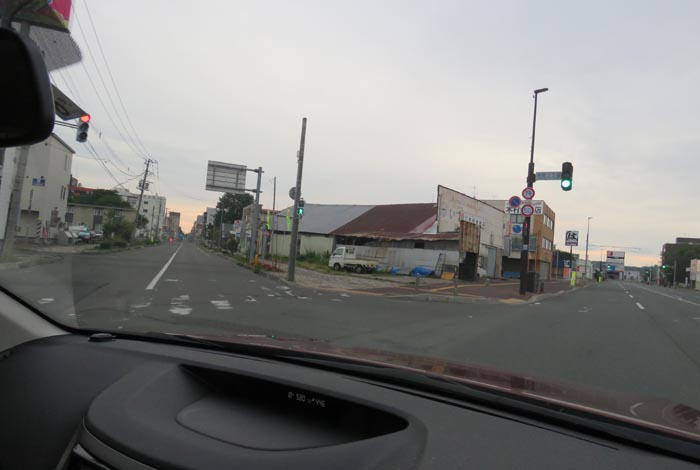 webnews今朝の北見/交差点から北4条通り側のパレスビル方向