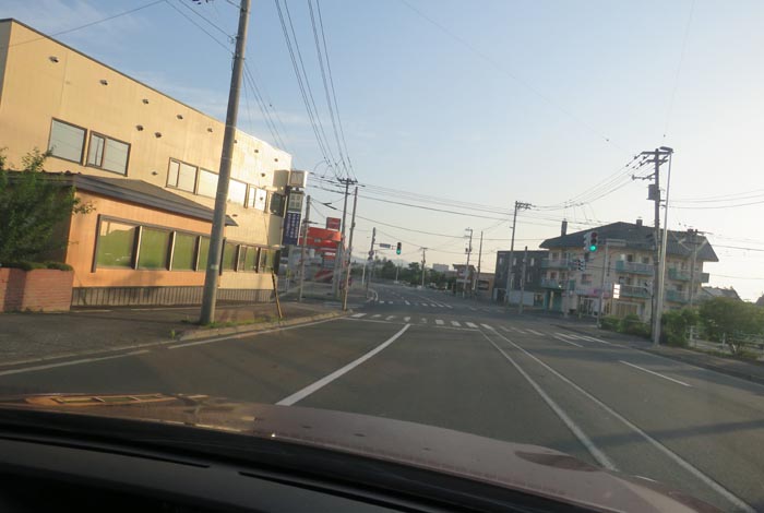webnews今朝の北見/無加川橋を渡り南大通り交差点方向