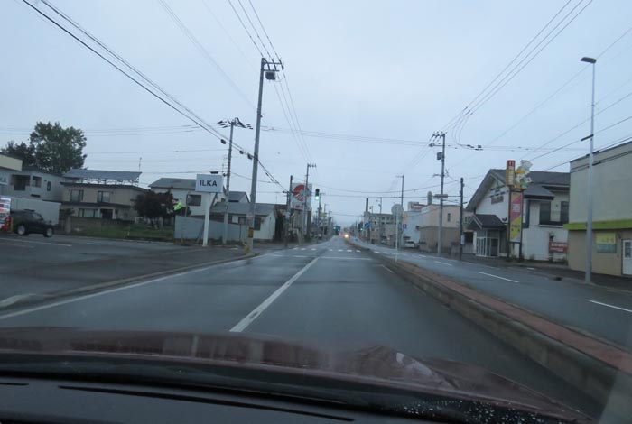 webnews今朝の北見/とん田通り、南大通り交差点から国道39号方向
