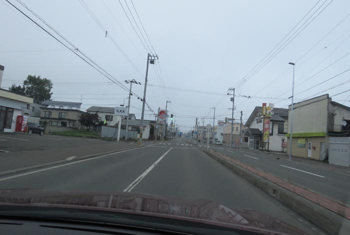 webnews今朝の北見/とん田通り、南大通り交差点から国道39号方向