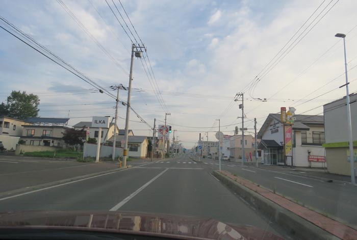 webnews今朝の北見/とん田通り、南大通り交差点から国道39号方向
