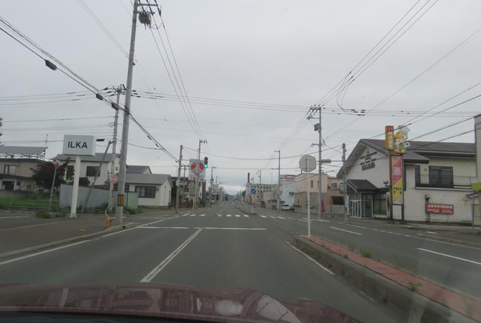 webnews今朝の北見/とん田通り、南大通り交差点から国道39号方向