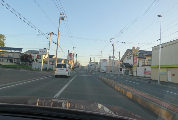 webnews今朝の北見/とん田通り、南大通り交差点から国道39号方向