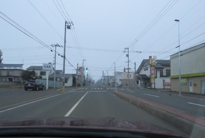 webnews今朝の北見/とん田通り、南大通り交差点から国道39号方向