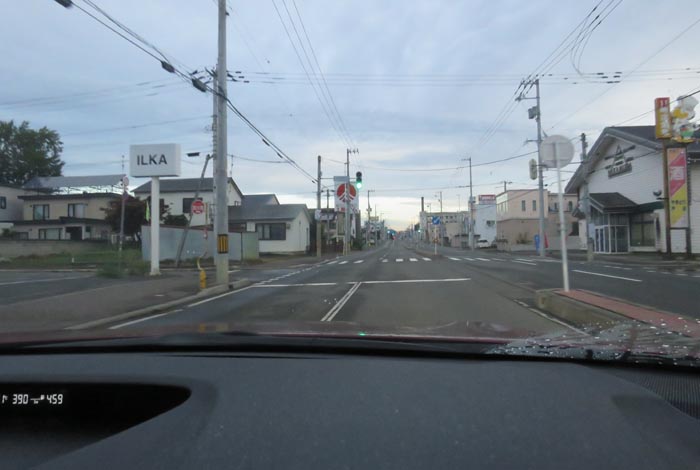 webnews今朝の北見/とん田通り、南大通り交差点から国道39号方向