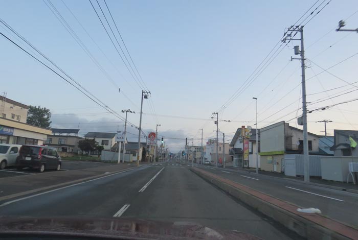 webnews今朝の北見/とん田通り、南大通り交差点から国道39号方向