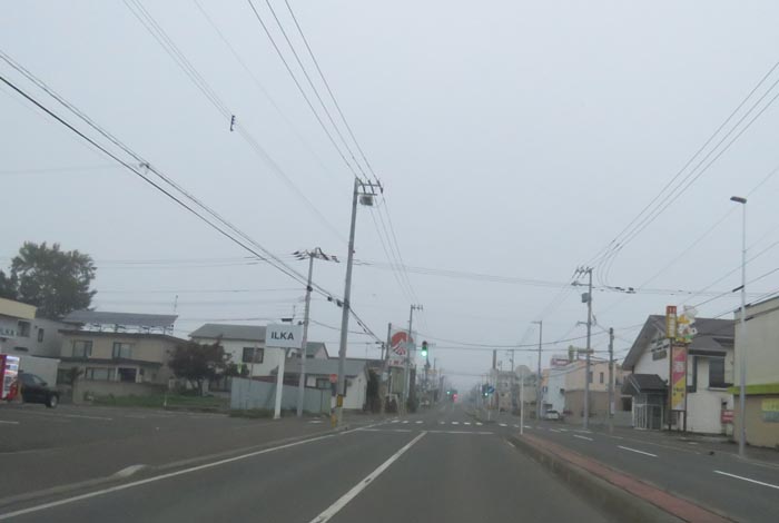 webnews今朝の北見/とん田通り、南大通り交差点から国道39号方向