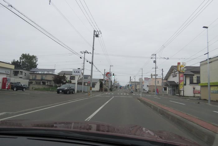 webnews今朝の北見/とん田通り、南大通り交差点から国道39号方向