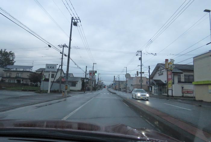 webnews今朝の北見/とん田通り、南大通り交差点から国道39号方向