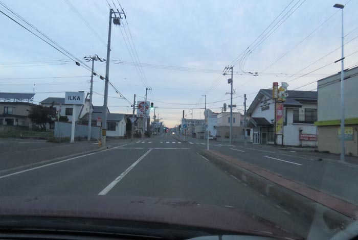webnews今朝の北見/とん田通り、南大通り交差点から国道39号方向