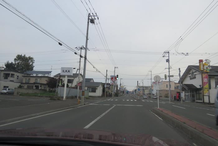 webnews今朝の北見/とん田通り、南大通り交差点から国道39号方向