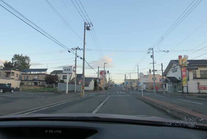 webnews今朝の北見/とん田通り、南大通り交差点から国道39号方向