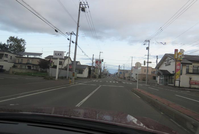 webnews今朝の北見/とん田通り、南大通り交差点から国道39号方向