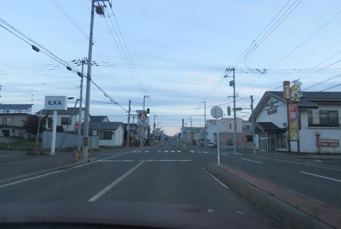 webnews今朝の北見/とん田通り、南大通り交差点から国道39号方向