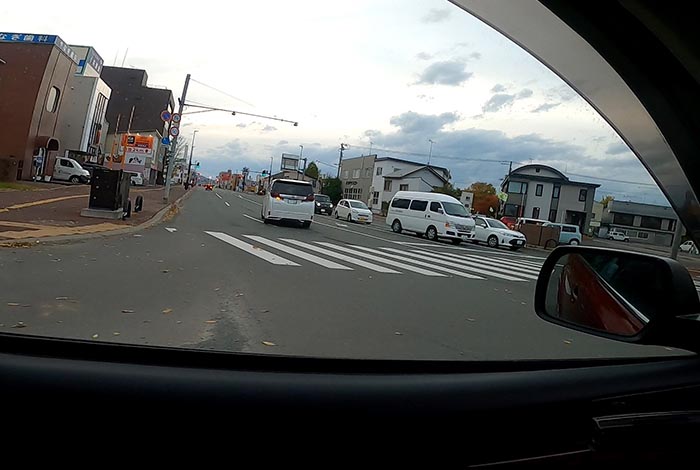 webnews今朝の北見/五差路から左は石北峠・旭川・札幌方面