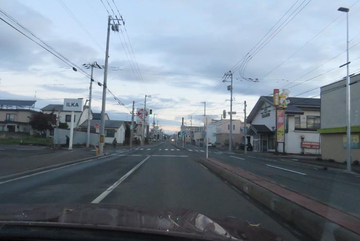 webnews今朝の北見/とん田通り、南大通り交差点から国道39号方向