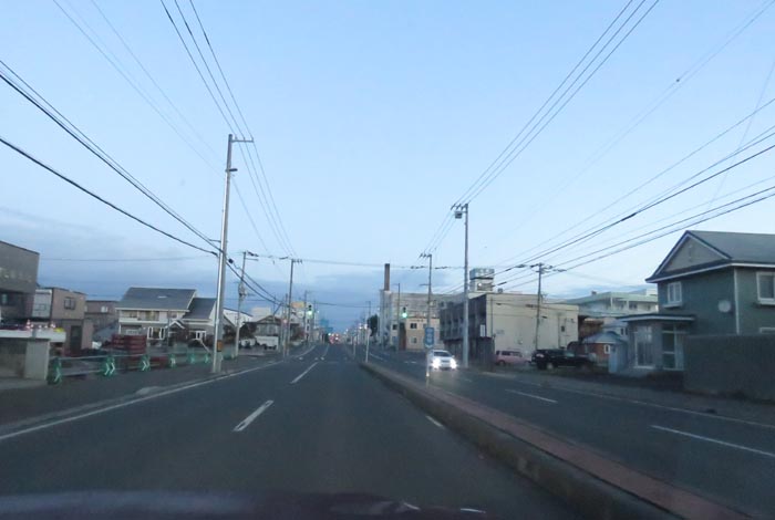 webnews今朝の北見/とん田通り、南大通り交差点から国道39号方向