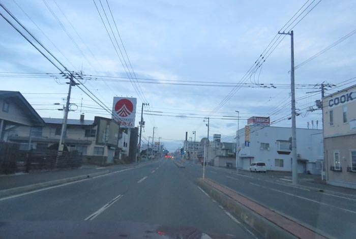 webnews今朝の北見/とん田通り、南大通り交差点から国道39号方向
