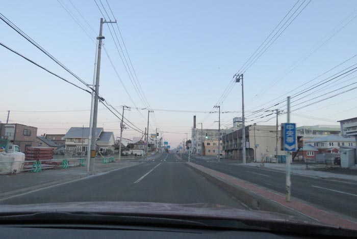 webnews今朝の北見/とん田通り、南大通り交差点から国道39号方向