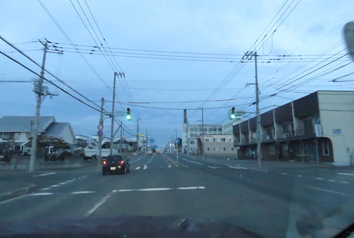 webnews今朝の北見/とん田通り、南大通り交差点から国道39号方向