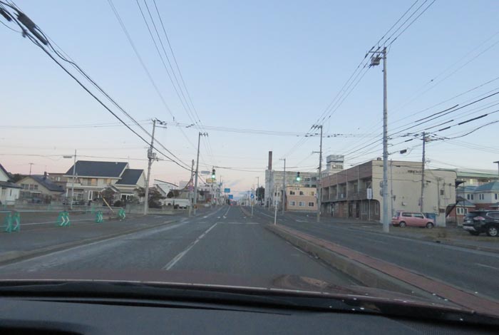 webnews今朝の北見/とん田通り、南大通り交差点から国道39号方向