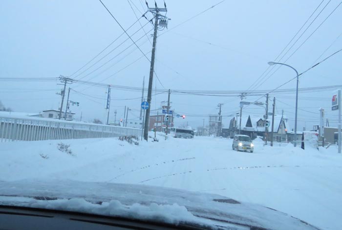 webnews今朝の北見/野付牛自動車学校前