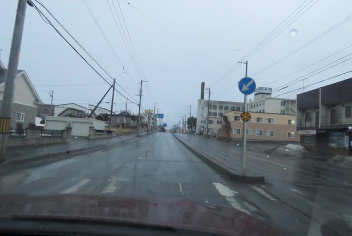 webnews今朝の北見/とん田通り、南大通り交差点から国道39号方向