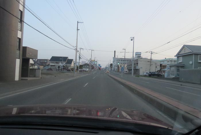 webnews今朝の北見/とん田通り、南大通り交差点から国道39号方向