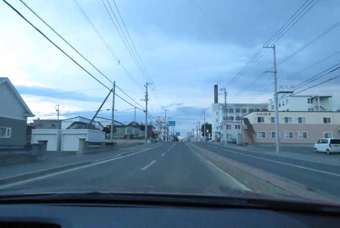 webnews今朝の北見/とん田通り、南大通り交差点から国道39号方向
