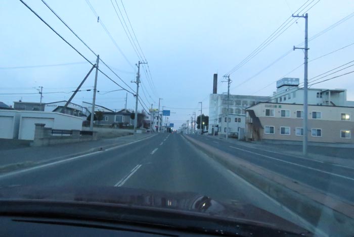 webnews今朝の北見/とん田通り、南大通り交差点から国道39号方向
