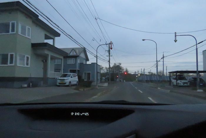 webnews今朝の北見/西5号線、南岸通りの交差点