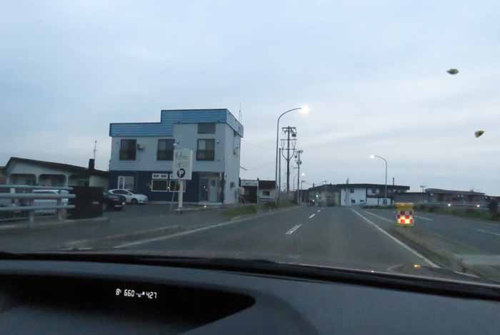 webnews今朝の北見/無加川橋を渡り南大通り交差点方向