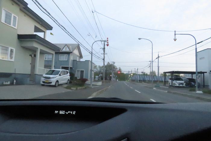 webnews今朝の北見/西5号線、南岸通りの交差点