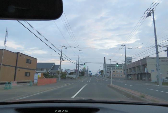 webnews今朝の北見/とん田通り、南大通り交差点から国道39号方向