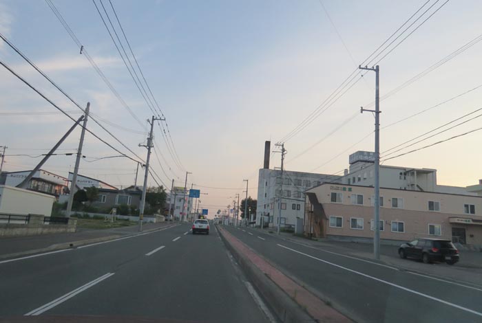 webnews今朝の北見/とん田通り、南大通り交差点から国道39号方向