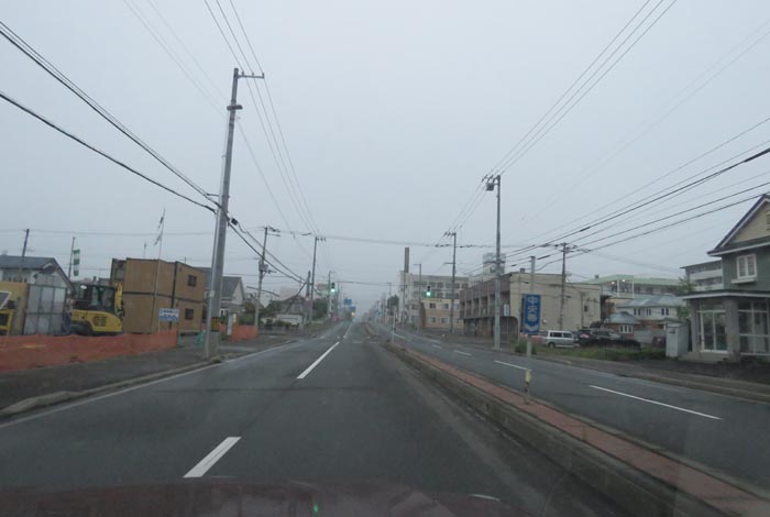 webnews今朝の北見/とん田通り、南大通り交差点から国道39号方向