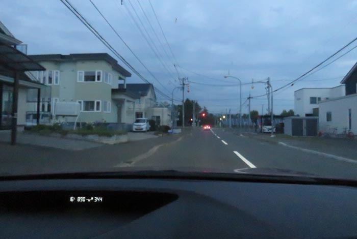 webnews今朝の北見/西5号線、南岸通りの交差点