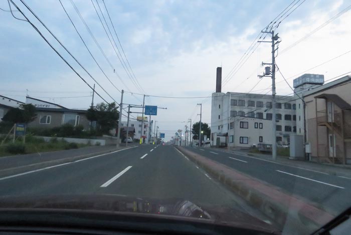 webnews今朝の北見/とん田通り、南大通り交差点から国道39号方向