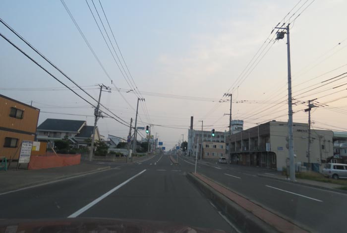 webnews今朝の北見/とん田通り、南大通り交差点から国道39号方向