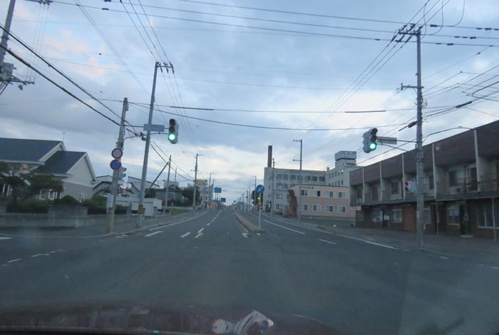 webnews今朝の北見/とん田通り、南大通り交差点から国道39号方向