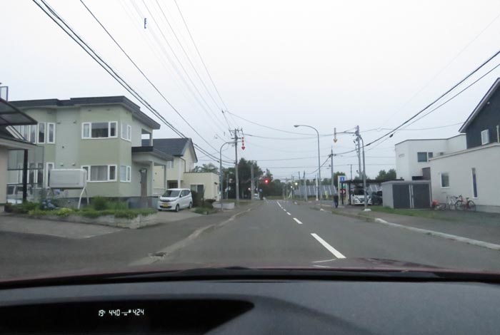 webnews今朝の北見/西5号線、南岸通りの交差点