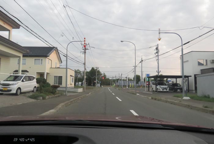 webnews今朝の北見/西5号線、南岸通りの交差点