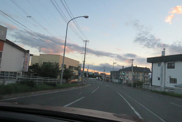 webnews今朝の北見/無加川橋を渡り南大通り交差点方向