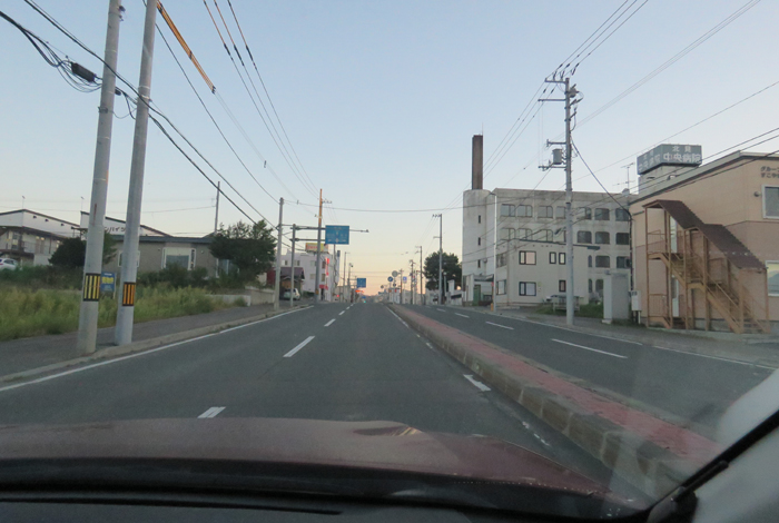 webnews今朝の北見/とん田通り、南大通り交差点から国道39号方向